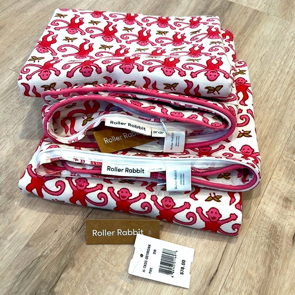Roller Rabbit Bedding Roller Rabbit Monkey Decorative Pillow Nwt